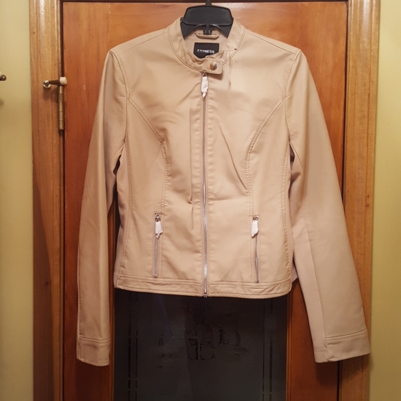 Express Jackets & Blazers - Express Faux Leather & Fabric Jacket